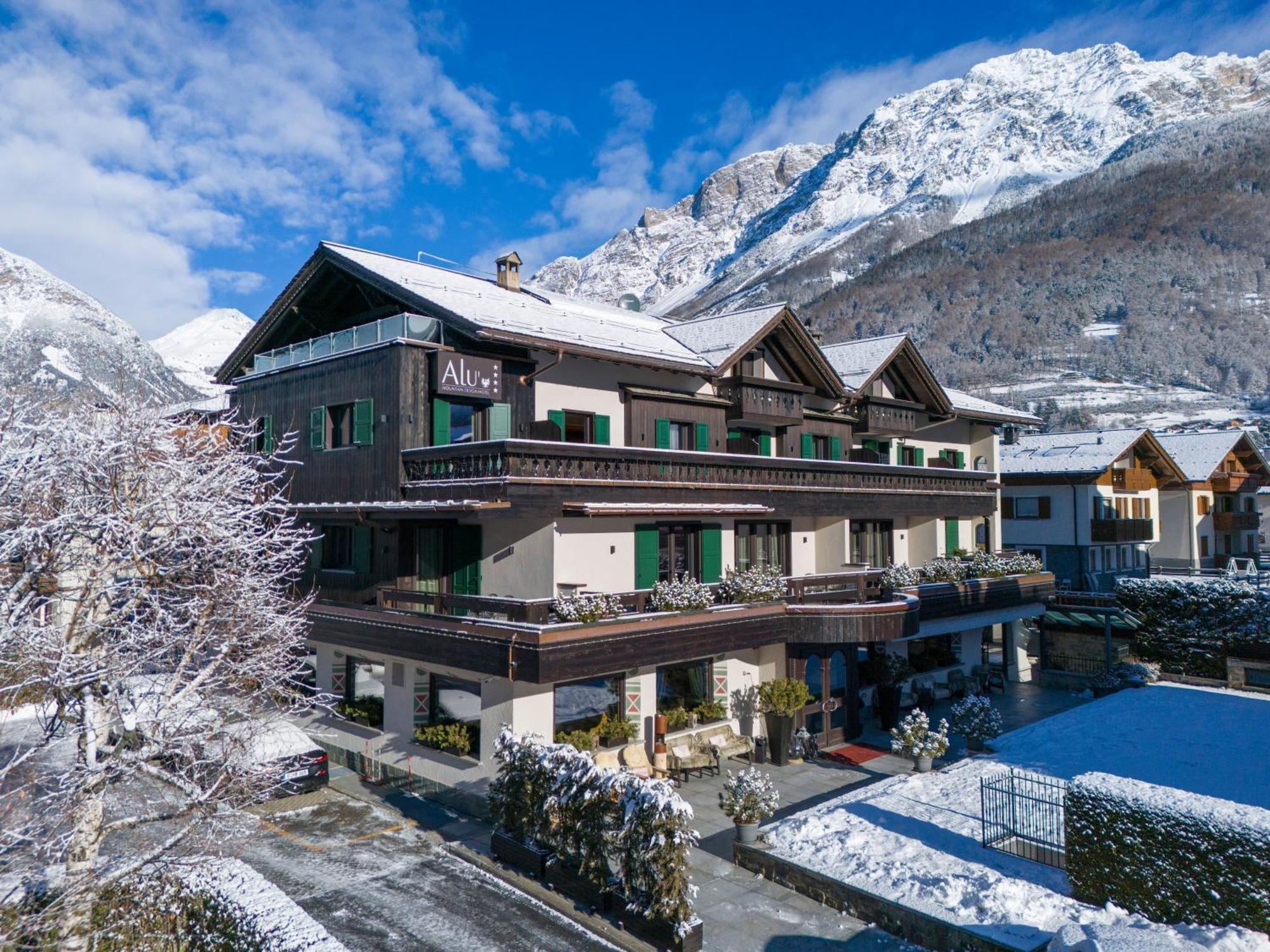 Hotel Alu Mountain Design Bormio Exterior photo